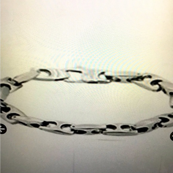 Blackjack Unisex Stainless Steel 8.75 Inch Designer Bracelet - Picture 3 of 3